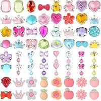 Algopix Similar Product 18 - HaiMay 64 Pieces Kids Clip on Earrings