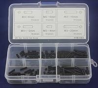 Algopix Similar Product 13 - Hex Socket Set Screw M3 Qty 180pcs