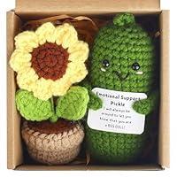 Algopix Similar Product 19 - Funny Emotional Support Positive Pickle