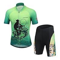 Algopix Similar Product 2 - LSERVER Kids Bike Jersey Short Sleeve