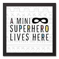 Algopix Similar Product 12 - Mini Superhero Residence 12x12 Black