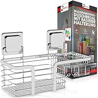 Algopix Similar Product 19 - Shower Caddy Bathroom Shelf no Drilling
