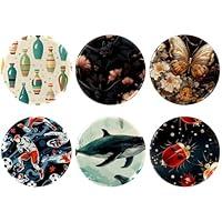 Algopix Similar Product 1 - asebiunh 6 Pcs 22 Inch Button Badges