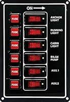 Algopix Similar Product 6 - SeaSense Switch Panel 6 Gang