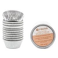 Algopix Similar Product 1 - Gifbera Standard Silver Foil Cupcake