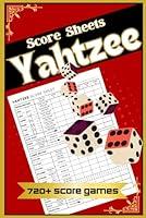 Algopix Similar Product 2 - Yahtzee Score Sheets 720 Score Games