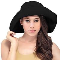 Algopix Similar Product 12 - Womens Summer Cotton Bucket Beach Hat