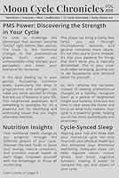 Algopix Similar Product 7 - Moon Cycle Insights A Guided Journal
