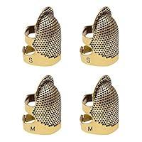 Algopix Similar Product 3 - 4 Pack Sewing Thimble Finger Protector