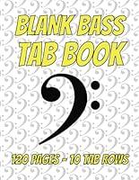 Algopix Similar Product 12 - Blank Bass Tab Book Bass Gutar