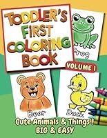 Algopix Similar Product 12 - Toddlers First Coloring Book Cute