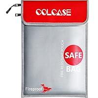 Algopix Similar Product 4 - COLCASE Fireproof Document Bag Upgraded