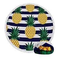 Algopix Similar Product 11 - Genovega Thick Round Beach Towel