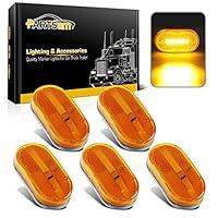 Algopix Similar Product 19 - Partsam 5pcs Amber LED Marker Light
