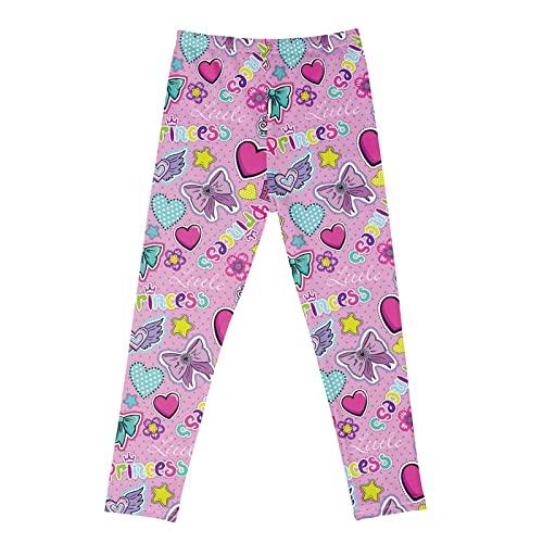  Multipack Leggings Skinny, Flare And Cargo Pants Organic  Cotton For Infant Baby Girls, Toddlers, Little Kids, 3-Pack Dreamy Jaguar