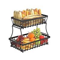 Algopix Similar Product 12 - Apsan 2 Tier Countertop Fruit Basket