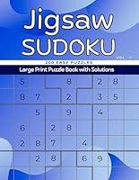 Algopix Similar Product 10 - Easy Jigsaw Sudoku Puzzle Book Vol 1