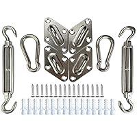 Algopix Similar Product 7 - COSCOOL Sun Shade Sail Hardware Kit