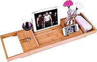 Algopix Similar Product 15 - BOSSJOY Luxury Wood Bamboo Bathtub Bath