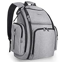 Algopix Similar Product 6 - Mancro Diaper Bag Backpack Large