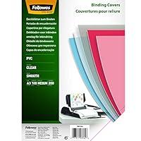 Algopix Similar Product 12 - Fellowes Binding Covers Clear A3 PVC