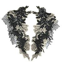 Algopix Similar Product 5 - 1Pair 42X23cm Delicate Wedding Sequins