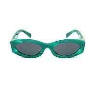 Algopix Similar Product 6 - Miu Miu SMU 11WS GreenDark Grey