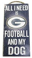 Algopix Similar Product 9 - Green Bay Packers Wall Decor Dog
