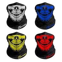 Algopix Similar Product 7 - Breathable Seamless Tube Skull Face