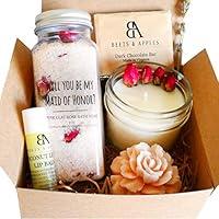 Algopix Similar Product 12 - Maid of Honor Gift MOH Proposal Gifts