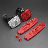 Algopix Similar Product 8 - DEMY BSK Bicycle Reflectors Red Kit