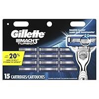 Algopix Similar Product 15 - Gillette Mach3 Turbo Mens Razor