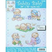 Algopix Similar Product 8 - Tobin Bears Stamped for Cross Stitch