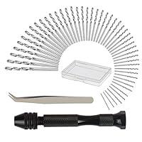 Algopix Similar Product 17 - KAKOO 51 Pcs Pin Vise Hand Drill Set