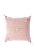 Algopix Similar Product 7 - Moroccan pink cactus silk pillow pink