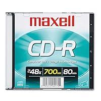Algopix Similar Product 18 - Maxell 648201 700Mb CdRecordable Slim