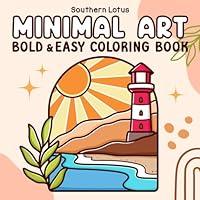 Algopix Similar Product 12 - Minimal Art Coloring Book for Adults