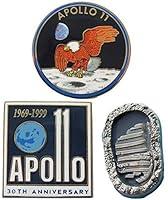 Algopix Similar Product 17 - Apollo 11 Pin Trio Mission Logo