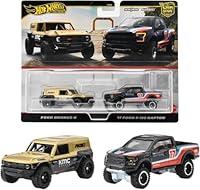 Algopix Similar Product 2 - Hot Wheels HRR77 Premium 2 Pack Ford