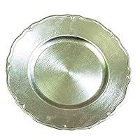 Algopix Similar Product 6 - Beautifully Designed 13 Silver Charger