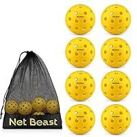 Algopix Similar Product 11 - NET Beast 8 Pickleball Balls  Indoor 