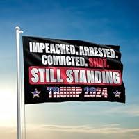 Algopix Similar Product 8 - Trump 2024 Still Standing Trump Flag