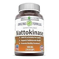 Algopix Similar Product 18 - Amazing Formulas Nattokinase Dietary
