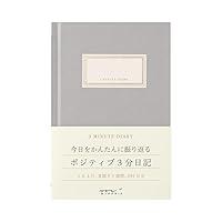 Algopix Similar Product 11 - Midori 12703006 Diary, 3 Minutes, Gray