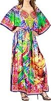 Algopix Similar Product 9 - LA LEELA Womens Kaftan Cover Ups Sleep