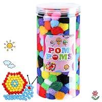 Algopix Similar Product 3 - 500 Pcs 1 Inch Pom Poms Arts and Crafts