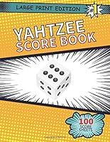Algopix Similar Product 12 - Yahtzee Score Book 100 Score Sheets