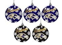 Algopix Similar Product 13 - FOCO Baltimore Ravens NFL 5 Pack of