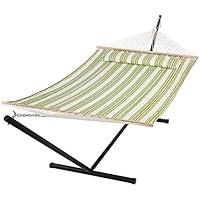 Algopix Similar Product 1 - SUNCREAT Portable Double Hammock with