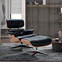 Algopix Similar Product 17 - Mid Century Lounge Chair and Ottoman